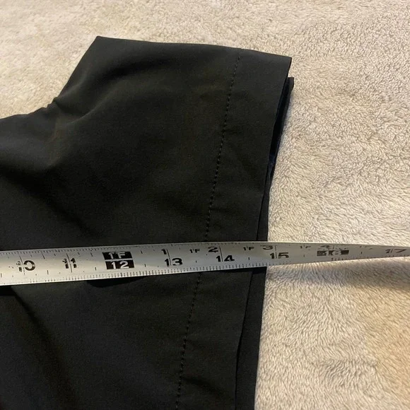 Eddie Bauer Women's Black Drawstring Waist Athletic Shorts Size 2 Polyester - Picture 8 of 10